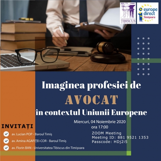 Imaginea profesiei de avocat în contextul Uniunii Europene