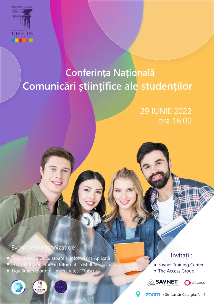 afis simpozionul studentilor 29.06.2022